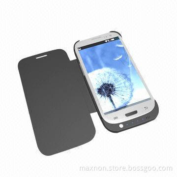 3,200mAh Power Bank Case for Samsung Galaxy S3/i9300, with Screen Protector, Kick Stand